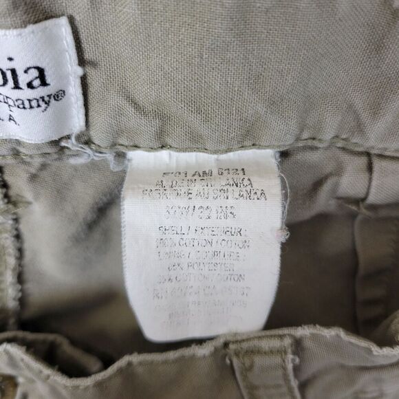 Vintage Columbia Cargo Pants Men's 32x31 Beige Relaxed Fit Outdoors Hiking - Picture 10 of 16